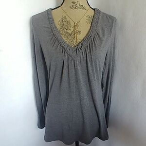 Banana Republic Women's Grey Shirt Top